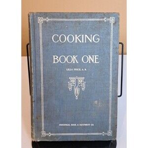 Cooking Book One Lilla Frich 1914 A.B. Industrial Book & Equipment Co Antique
